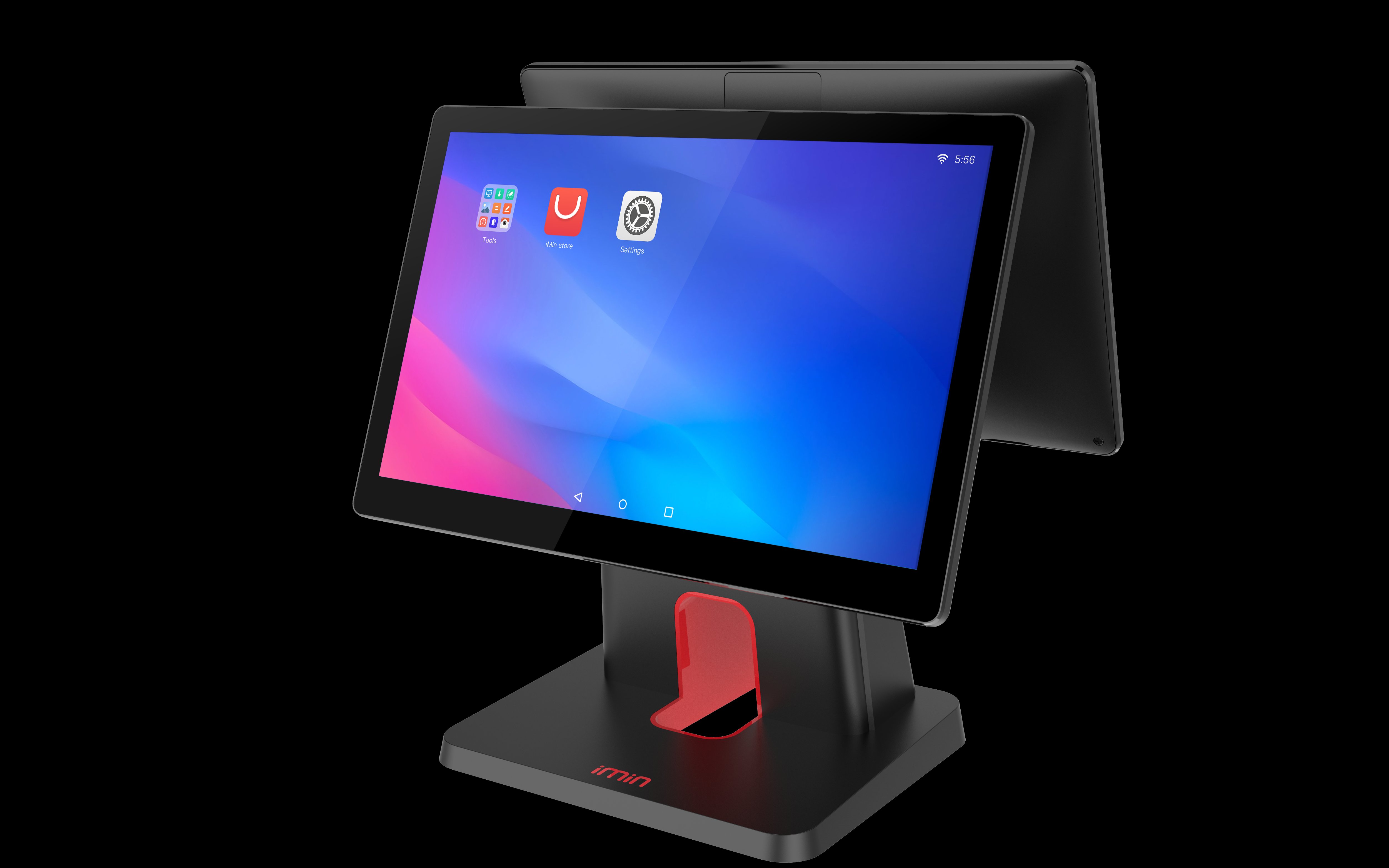 Touch-screen POS computer with integrated printer